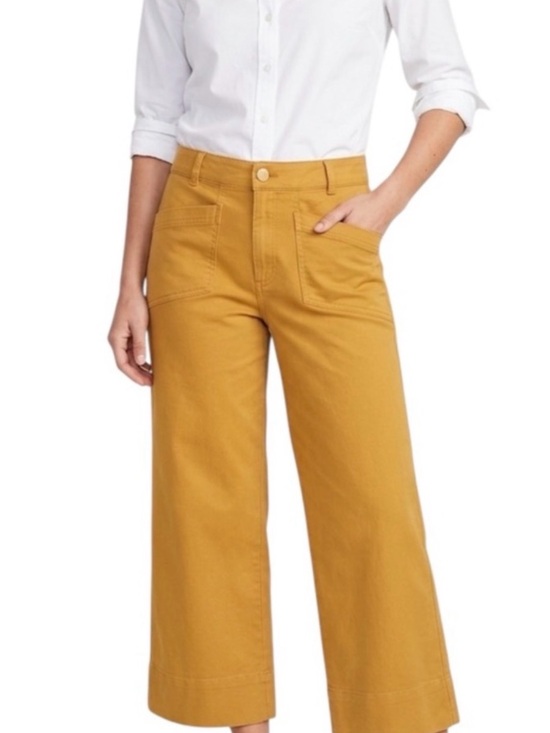 Joie Denim - Joie Gold Wide Leg Jeans with Back Buckle